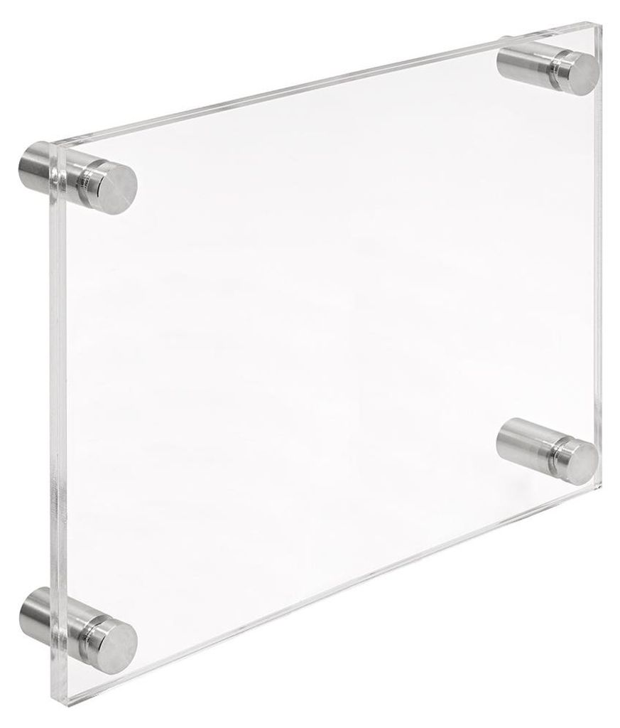 Firmenschild Namensschild Acrylglas DIN A4 – inkl. 4 Produktbild 