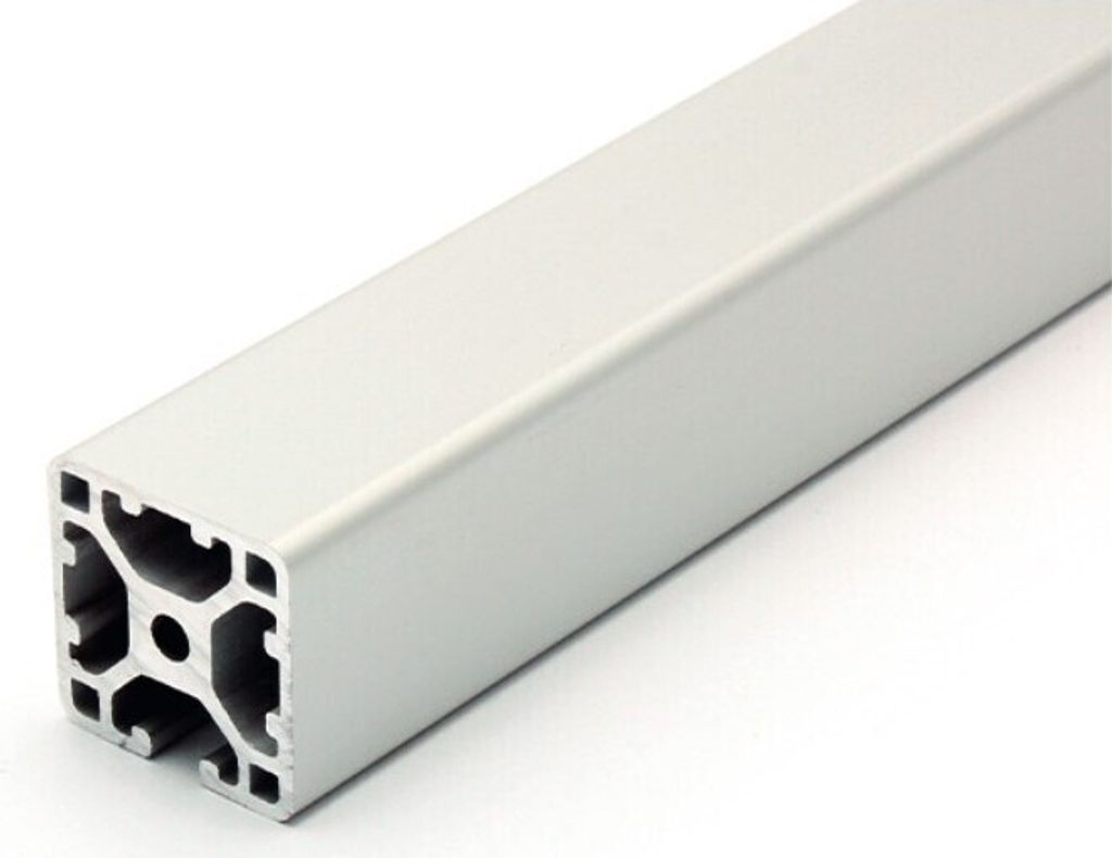 Länge 80mm - Aluminiumprofil 30x30L 3 Nuten verdeckt I-Typ Nut 6 (leicht), silber eloxiert. Aluminium Profil 30x30 Alu Profil 30 x 30 Systemprofil