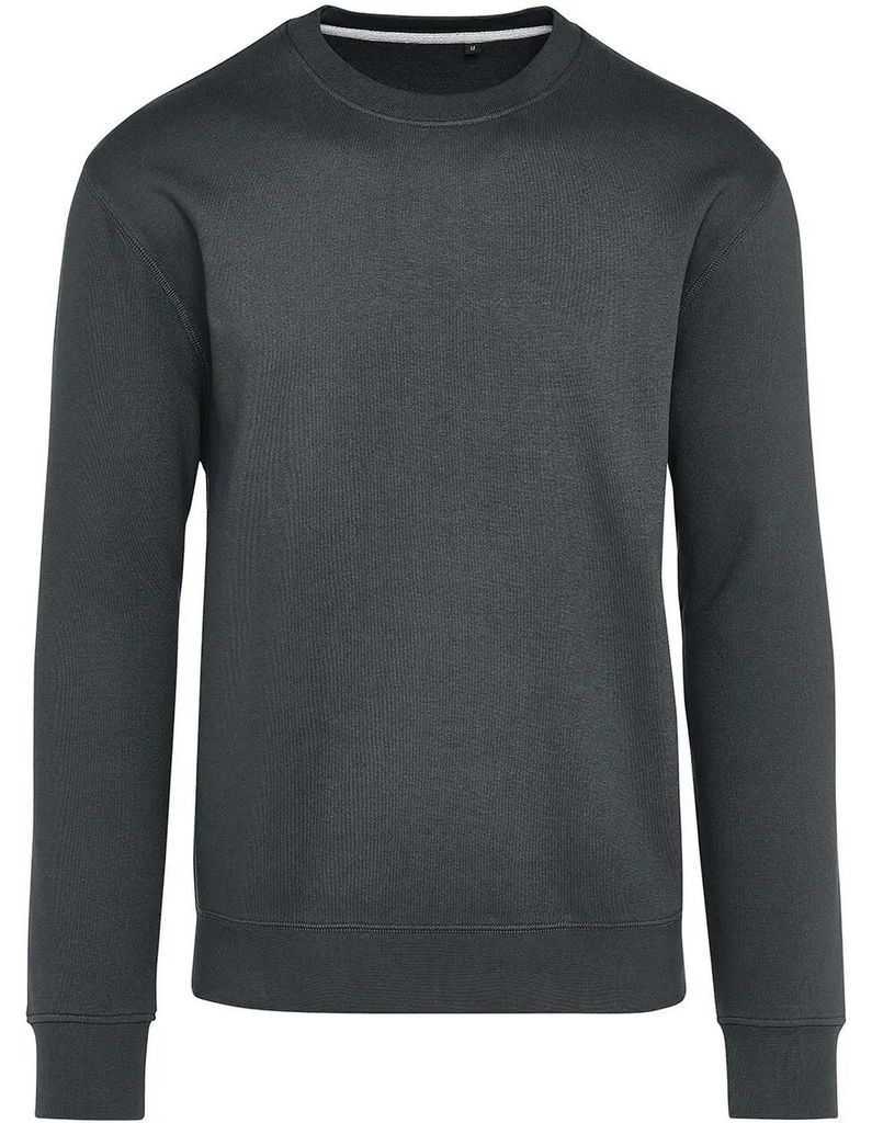 SG - Sweatshirt ohne Etiketten für Herren/Damen Uni FK2871 (S) (Holzkohle)