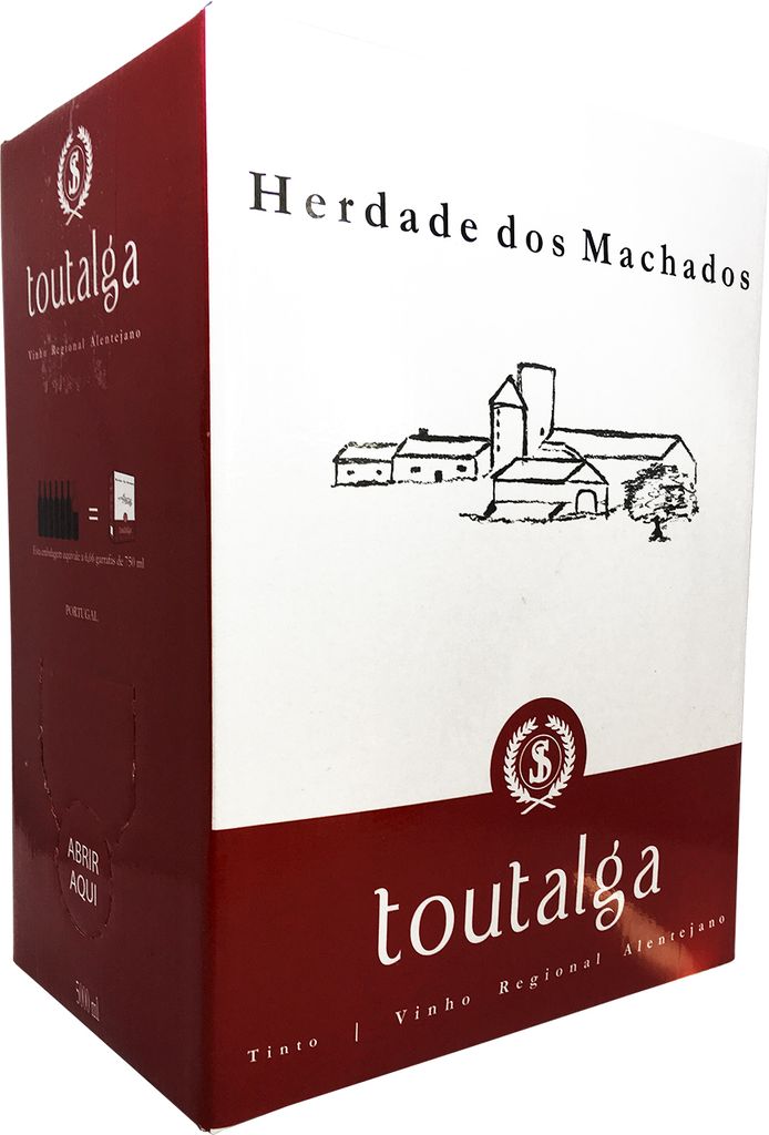 Toutalga Tinto 5 Ltr. - Rotwein - Bag in Box - Alentejo - Produktbild 