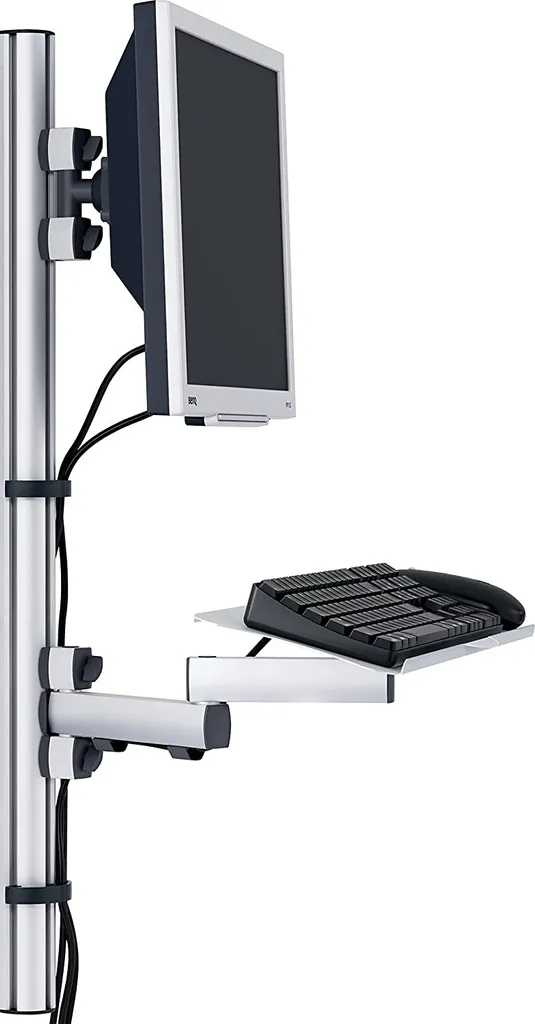 Dites Adieu au Bureau Encombré grâce au Support Mural Novus Tetra System