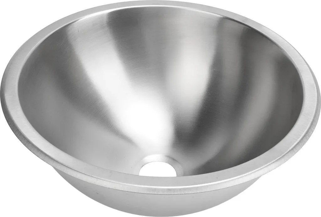 Évier inox anti-corrosion pour bateau, lavabo rond 30cm sans fuite