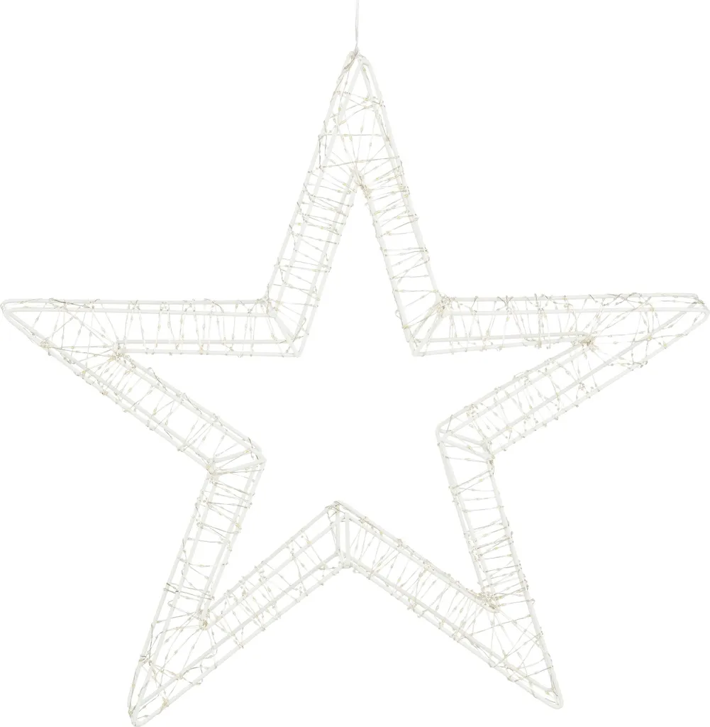 Décoration de Fenêtre Étoile Lumineuse LED Ø56cm pour Noël et Fêtes