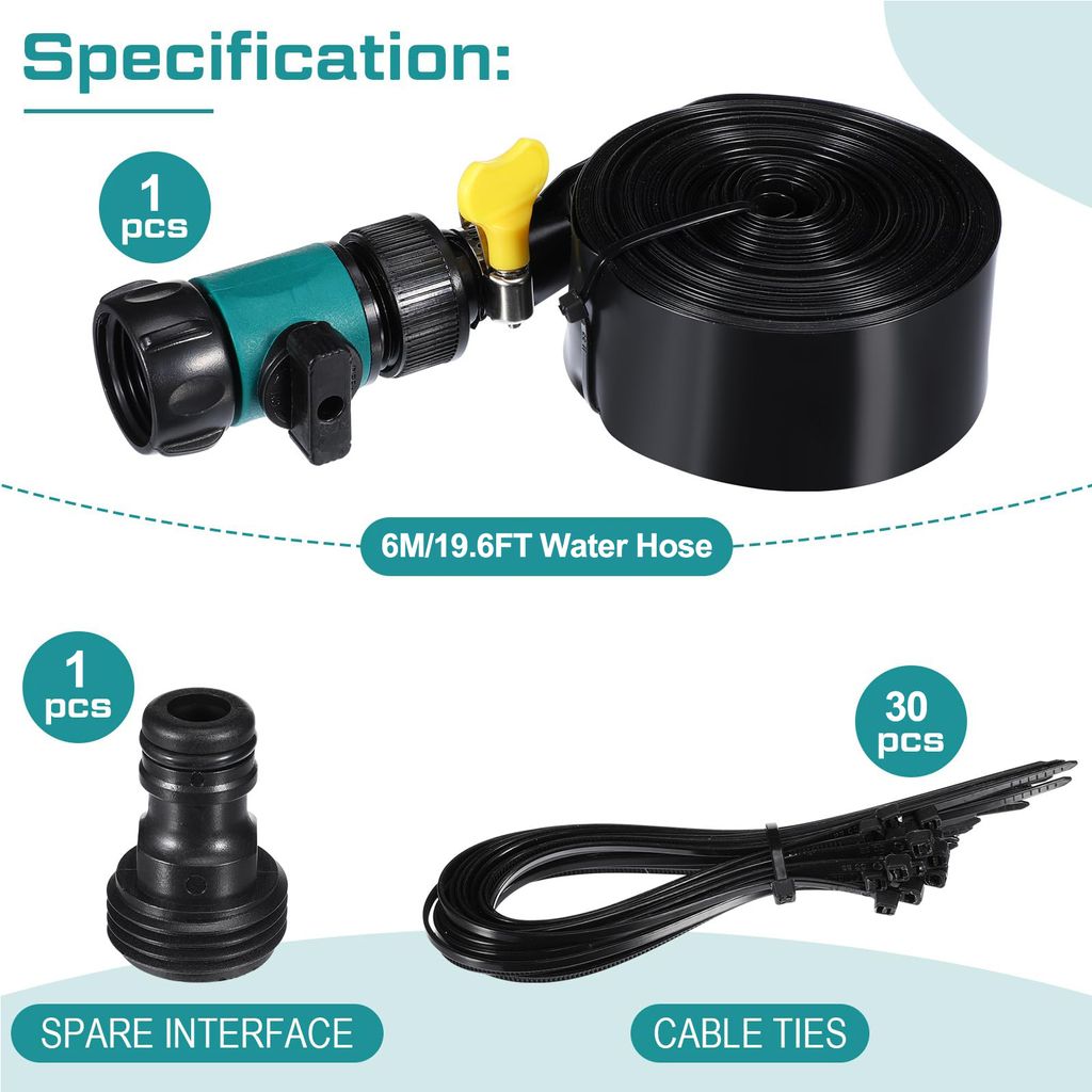 6M Kinder Trampolin Sprinkler fš¹r Outdoor Hinterhof Produktbild 2