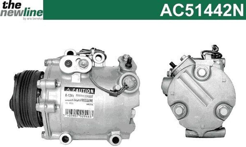 The NewLine AC51442N MSC60CAS Klimaanlage Klimakompressor für SUZUKI SWIFT III (MZ, EZ) SX4 (EY, GY) SX4 Stufenheck (GY)