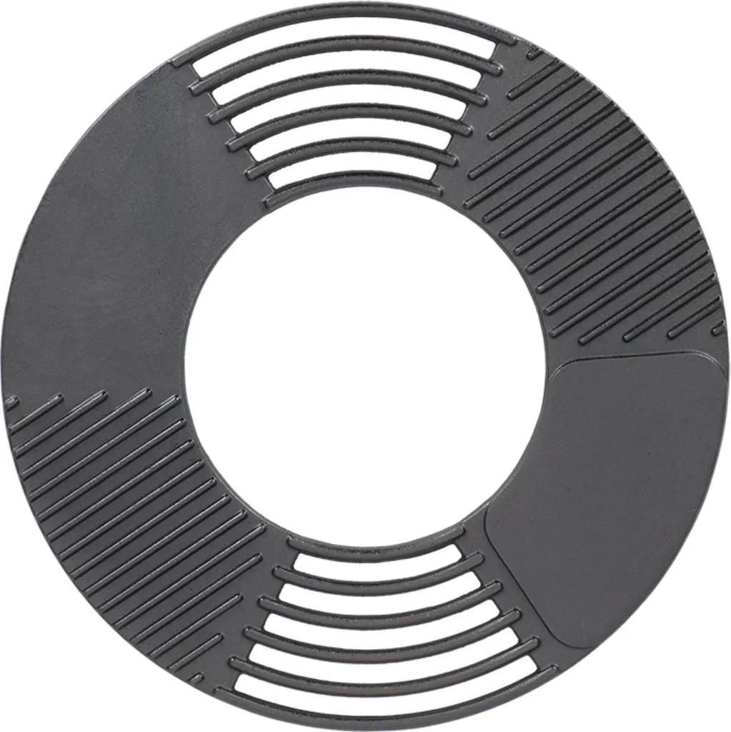 Plaque de Cuisson Brasero Anti-Déformation Fonte Ø 60 cm avec Évents