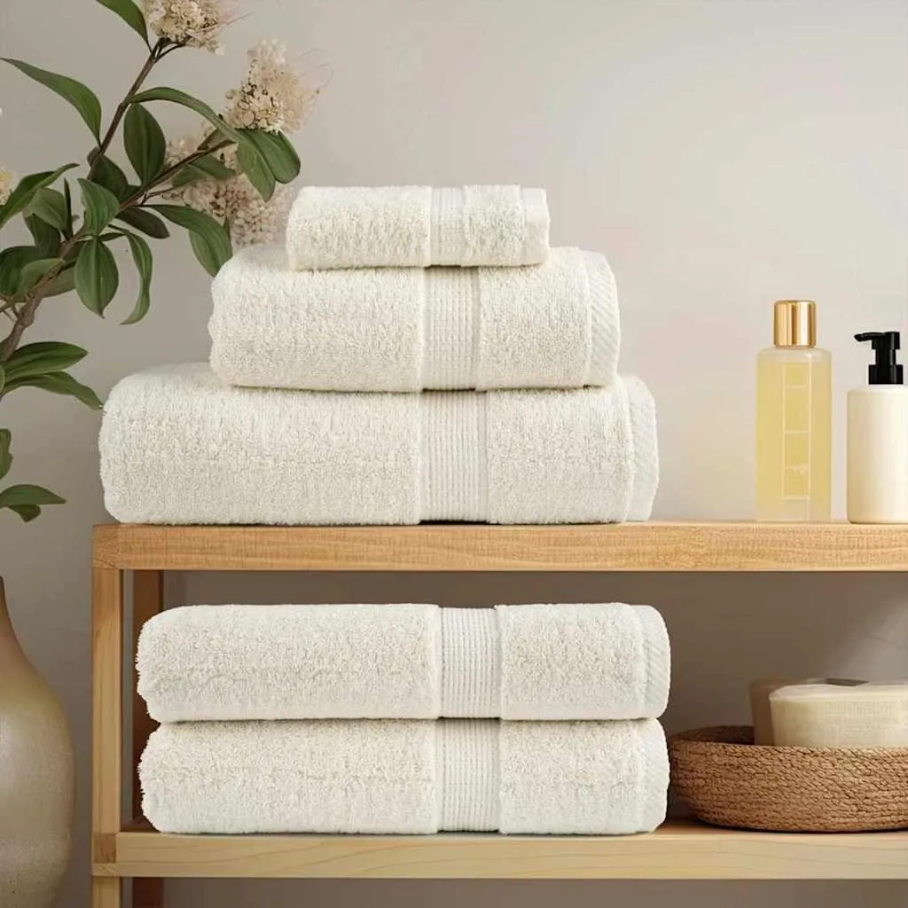 Offerta vidaXL! 2 Strofinacci SOLUND Cotone Crema - Occasione Unica - 2