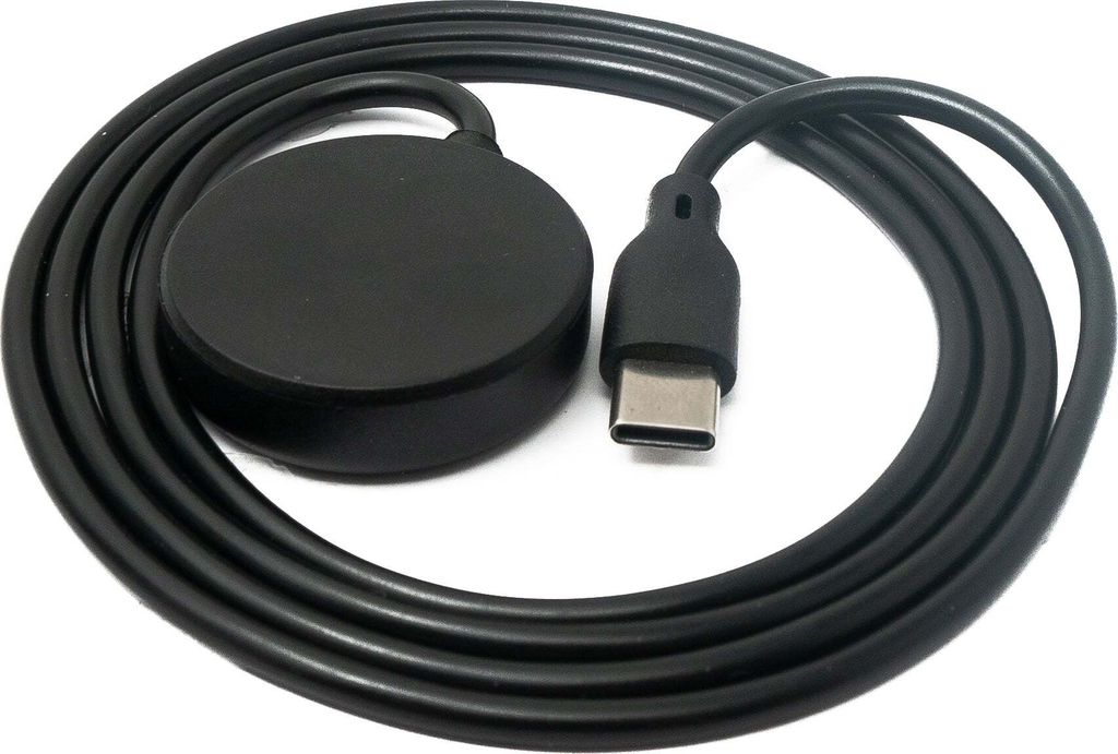 SYSTEM-S USB 3.1 Kabel 100 cm Ladestation für Samsung Galaxy Watch 4 Smartwatch Schwarz
