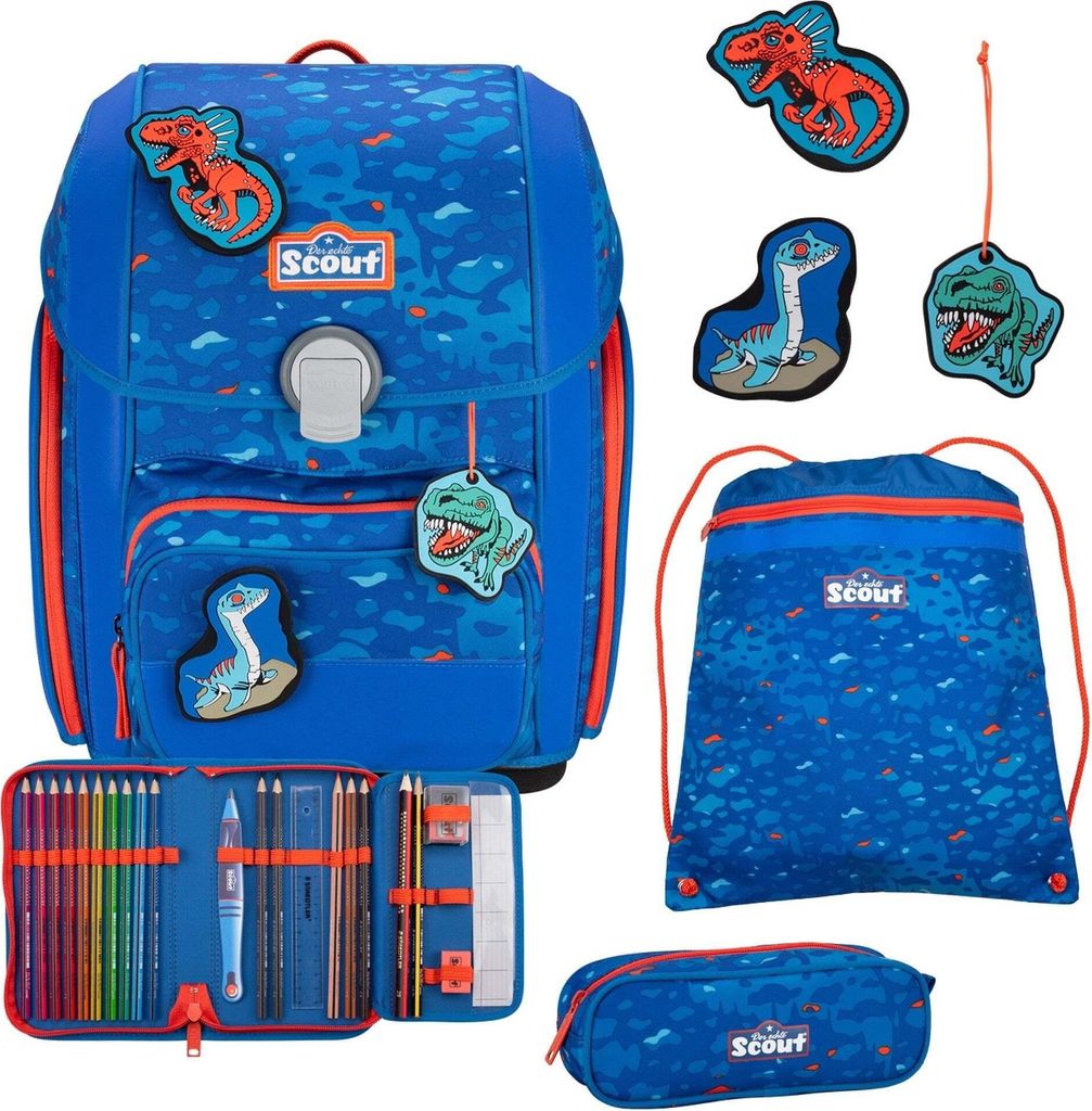 Scout zaino della scuola Superflash Genius Set 4 -pezzi Immagine del prodotto 