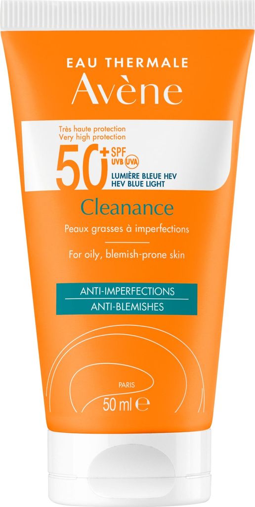 Avène Cleanance Bräunungscreme Sun Cream SPF 50+ 50 ml