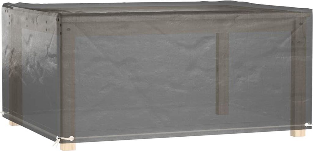 vidaXL Gartenmöbel-Abdeckungen 2 Stk. 8 Ösen 160x120x75 cm Rechteckig