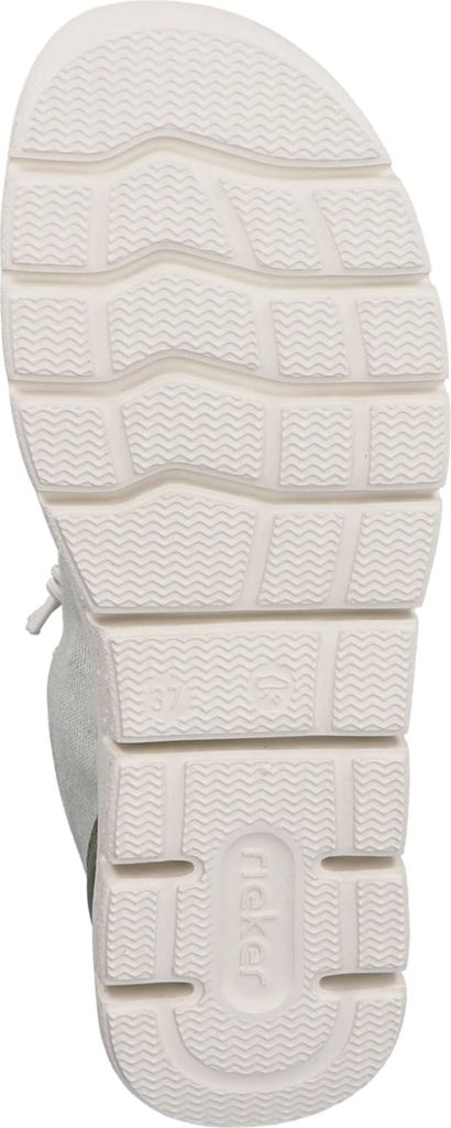 Rieker Damen Slipper Stoff Canvas Segelschuh Schnüroptik 44000, Größe:37 EU, Farbe:Grün