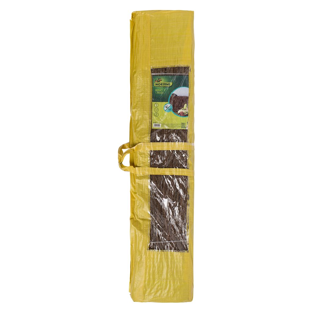 Naturheide mit Weide Nortene Bruc Eco 2 500x150 cm | Sichtschutznetz für Garten und Terrasse | 85% Sichtschutz