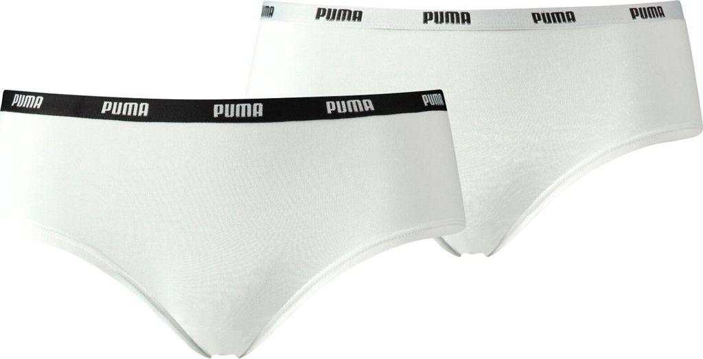 PUMA Iconic Hipsters 2er Pack Women weiß/schwarz 603032001-317 - XS
