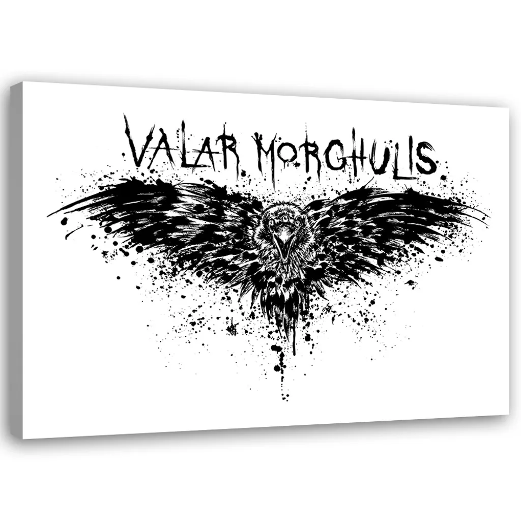 Décoration Murale Toile XXL Fan Art Design Monochrome 100x70 cm Chic
