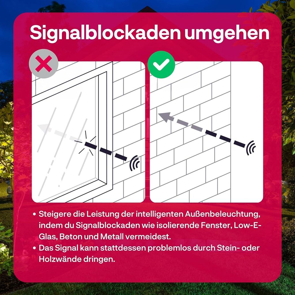 Innr Kugelleuchten für Außen, funktioniert mit Hue*, IP65 Produktbild 9