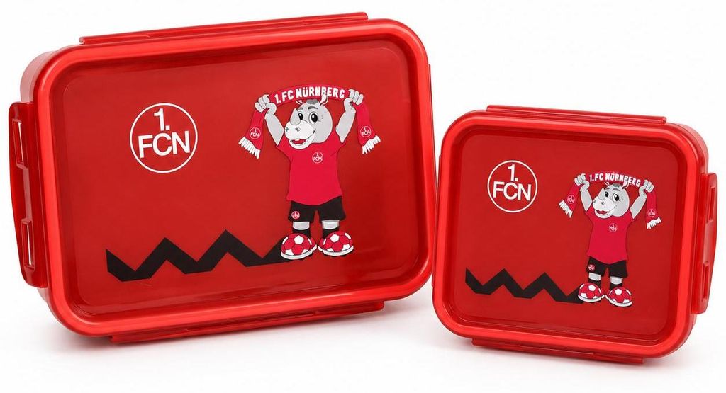1. FC Nürnberg Brotdose Rhinola" Produktbild  KI-generiertes Bild