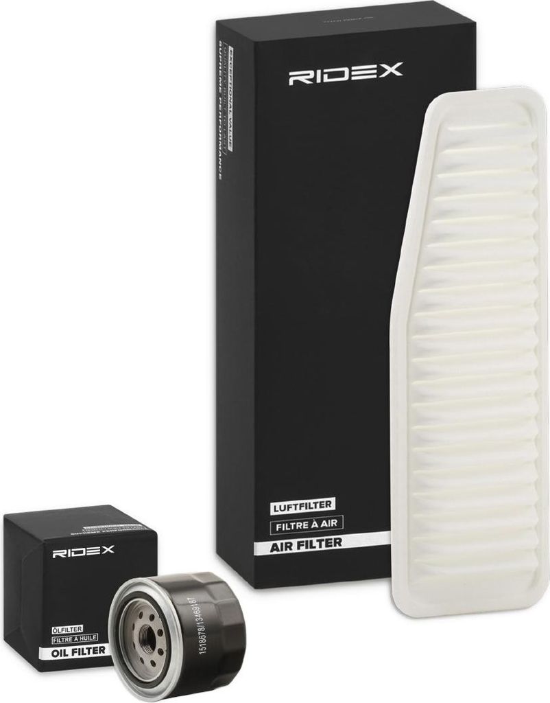 RIDEX Filterset Inspektionspaket Filtersatz für TOYOTA RAV 4 II (CLA2, XA2, ZCA2, ACA2) PREVIA (MCR3, ACR3, CLR3)