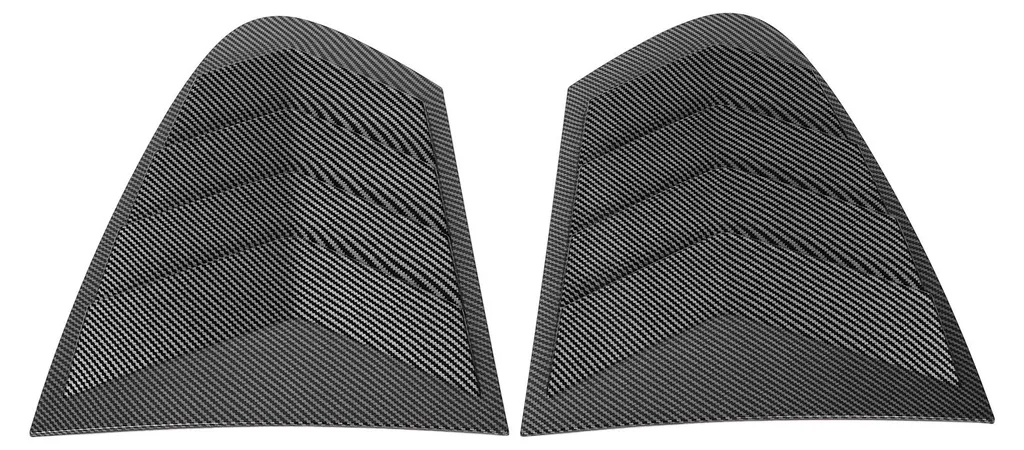 Persiennes latérales anti-rayures pour BMW F10 en finition fibre carbone