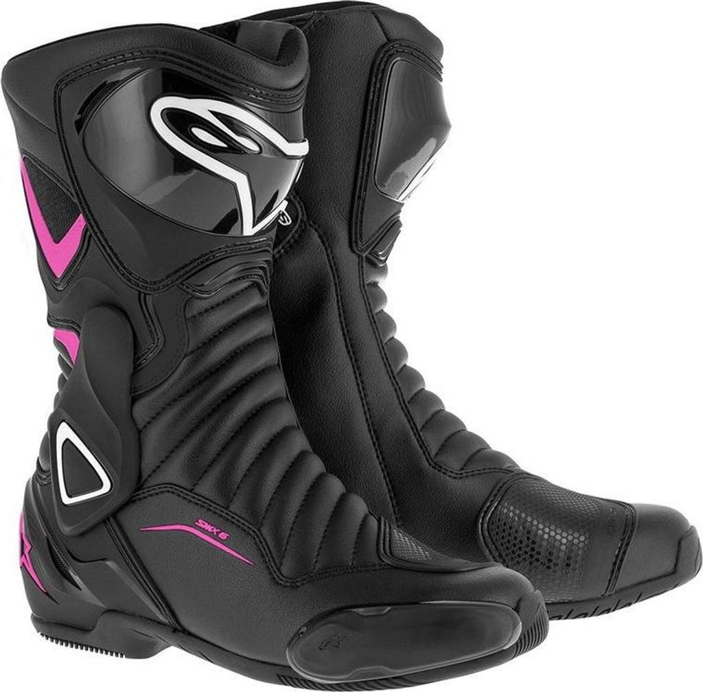 Alpinestars SMX-6 V2 Stella schwarz fuchsia weiß 36 Produktbild 
