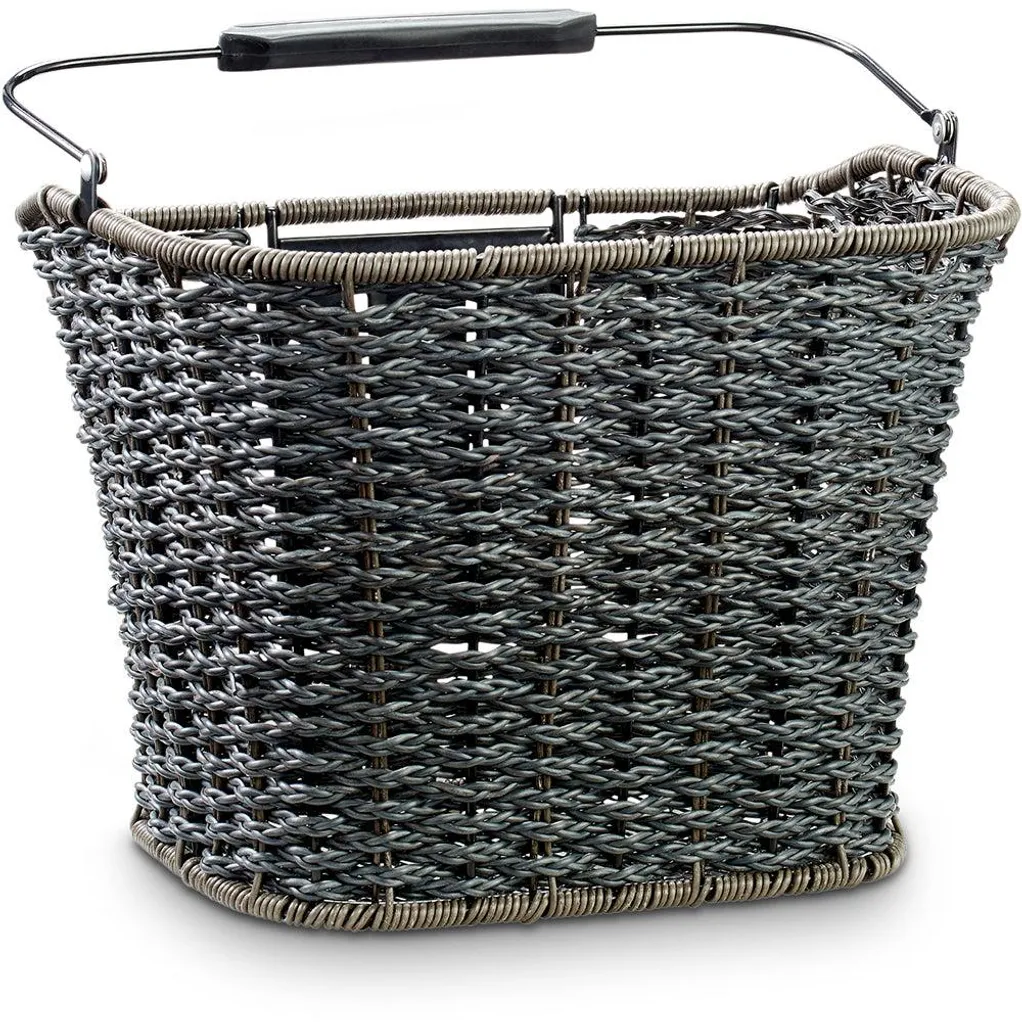 Acid Filink Rotin Panier Avant Vélo 16L Marron - Fixation Guidon Clip