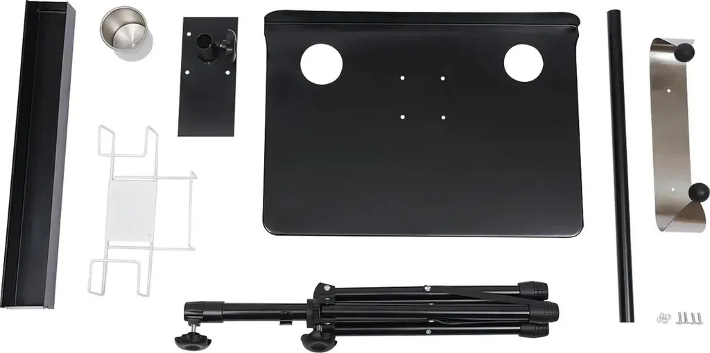 Équerre étagère 30,5 cm noir - Stabilisez vos fixations murales - 6