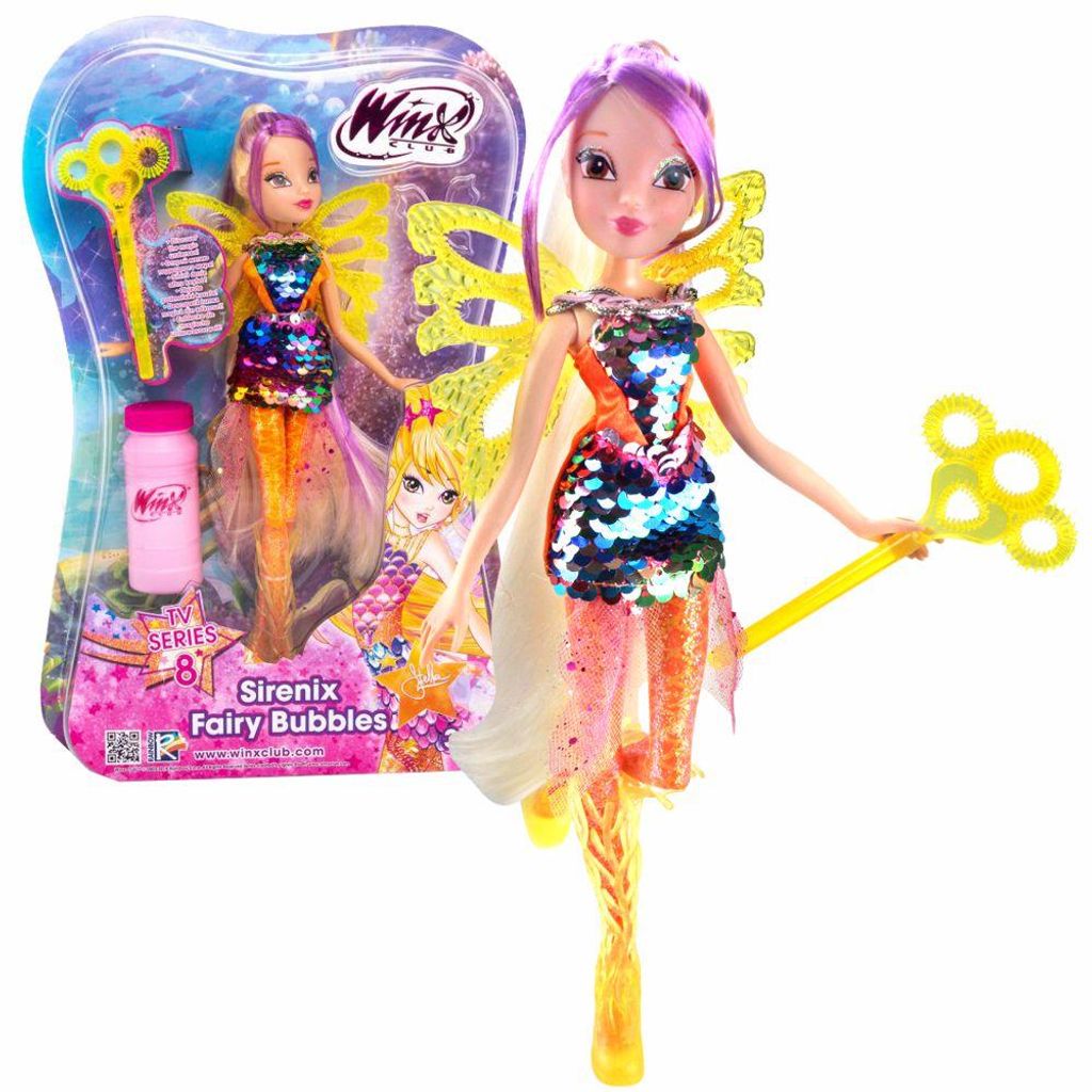 Stella | Sirenix Fairy Bubble Puppe | Winx Club | Fee 28 cm Produktbild 