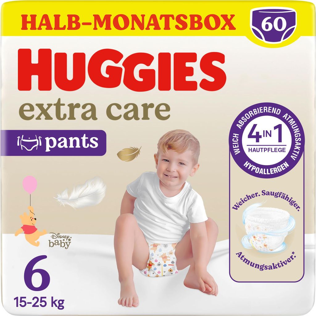 Huggies Extra Care Pants Disney-Design Größe 6, 60 Produktbild 