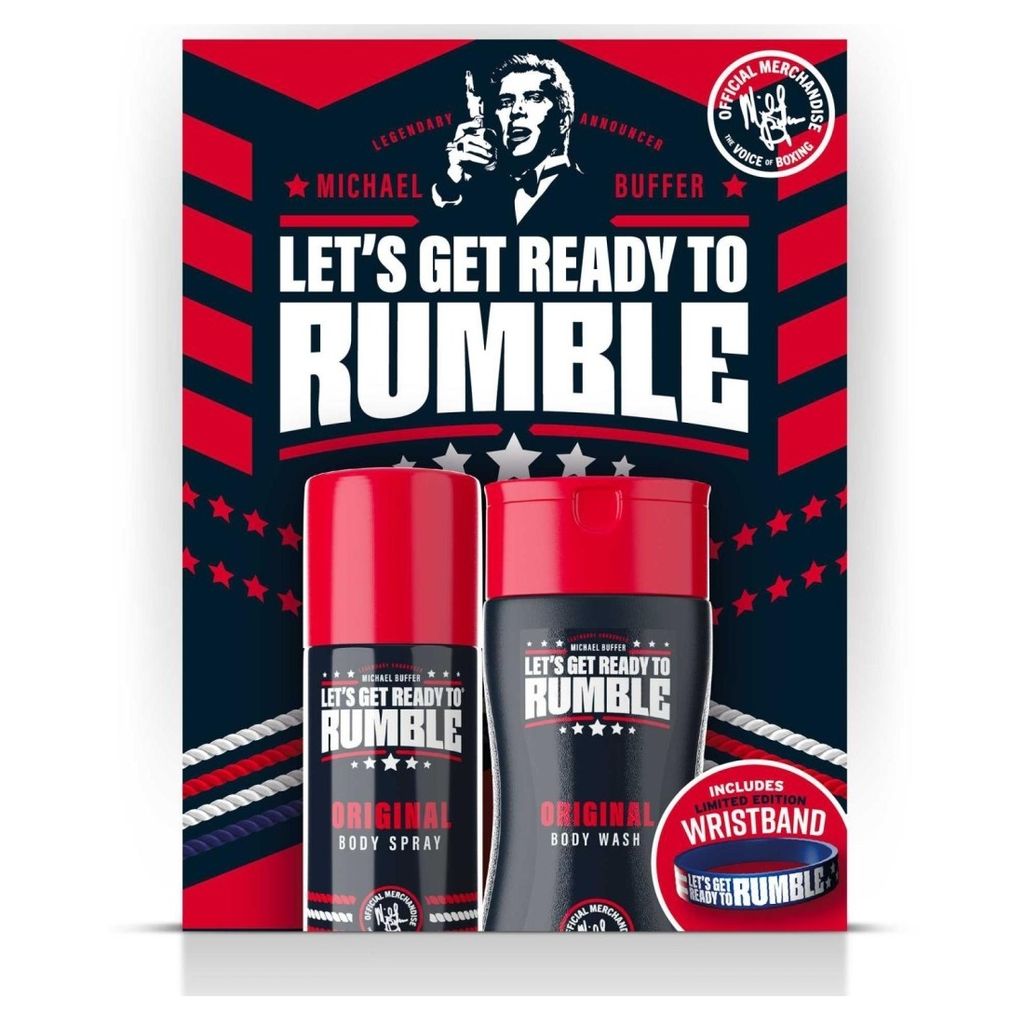 Rumble Men Pflege-Set: Herren Deodorant 150ml & Duschgel 250ml