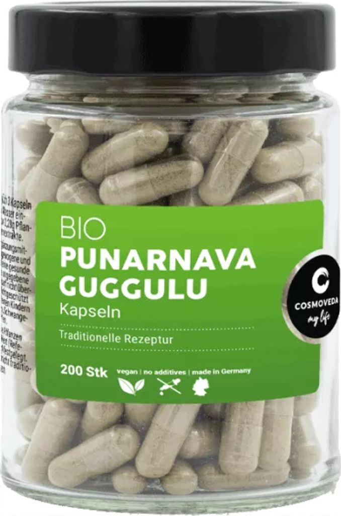 Cosmoveda - Punarnava Guggulu Kapseln - 200 Stück