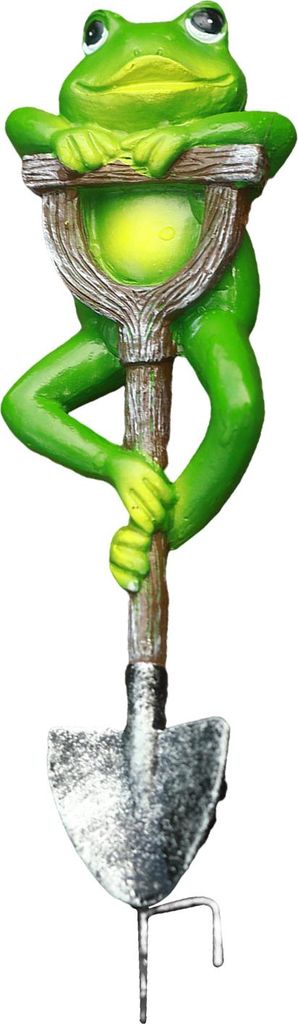 Tierische Gartenstatue, Frosch, Kaninchen, Schildkröte auf Schaufel, Harzornament, Blumentopfeinsatz, Tierfigur für Bonsai-Dekoration, Blumenbeet...