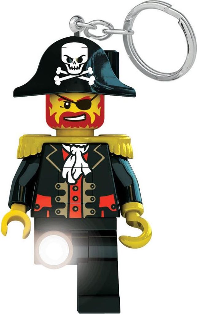 LEGO Iconic Schlüsselanhänger mit Leuchtfunktion Captain Brickbeard 8 cm