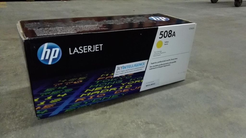 HP 508A Gelb Original LaserJet Tonerkartusche, 5000 Seiten, Produktbild 