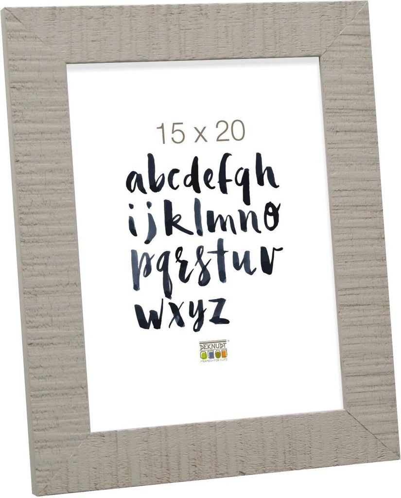 Deknudt Holzfotorahmen, Beige, 15,0 x 15,0 cm, Modell S43XF Produktbild 