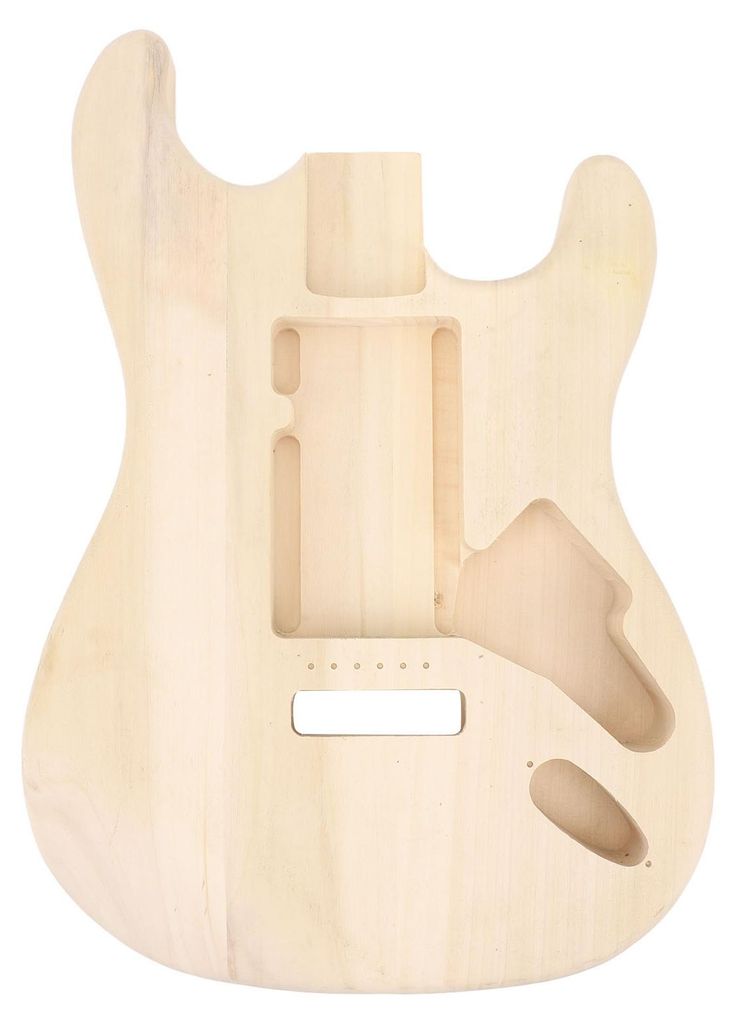 Integrierter und unfertiger Korpus aus Ahornholz für E-Gitarren šC DIY-Zubehör