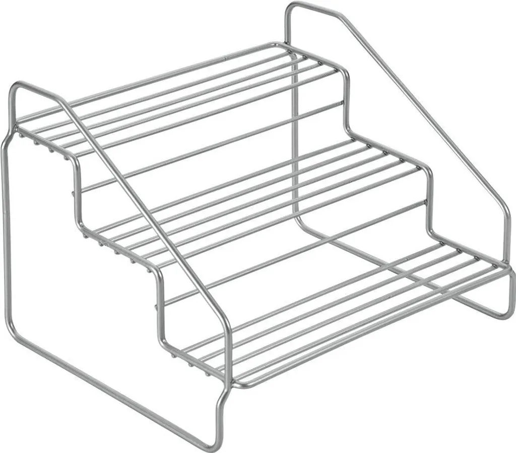 Metaltex Steppo Portaspezie 3 Livelli 20x18x15 cm Argento Polytherm