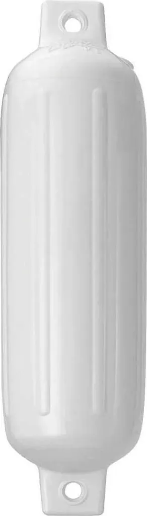Pare-battage de ponton Polyform G5 - Protection idéale pour voilier blanc