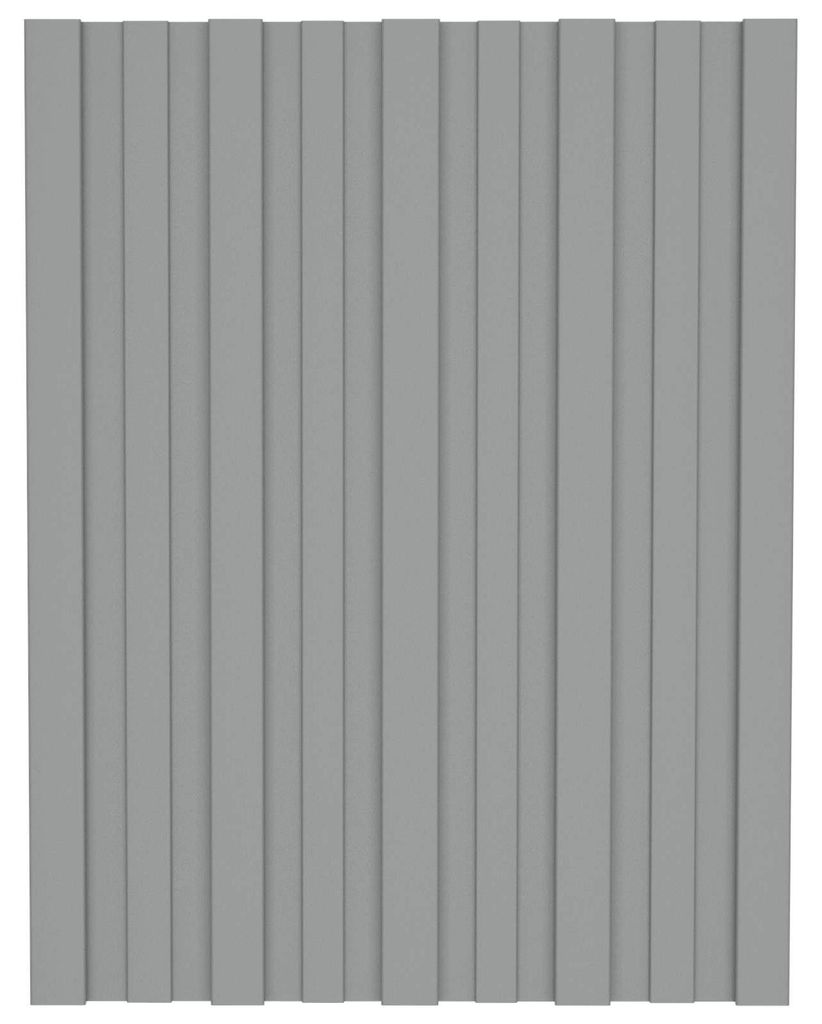 Best Möbel Dachpaneel 12 pcs Moderne HOMMIE - langlebiges - Grau 60 x 45 cm Verzinkter Stahl - Garten & Heimwerken designMöbel12416