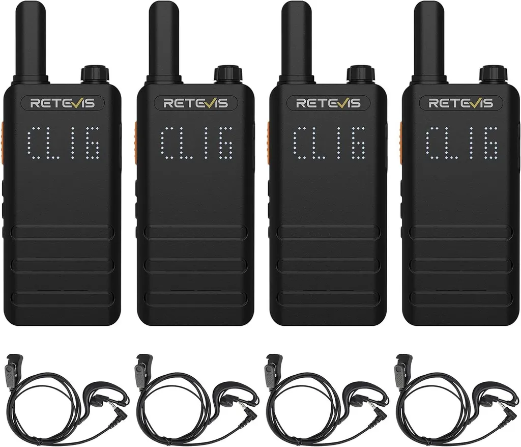 Radio Professionale Retevis B63H RT622P 2.0 1620mAh USB-C VOX Mini