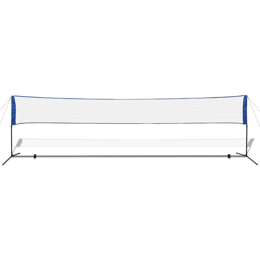 vidaXL Siatka do badmintona z lotkami 600x155 cm Zdjęcie produktu 