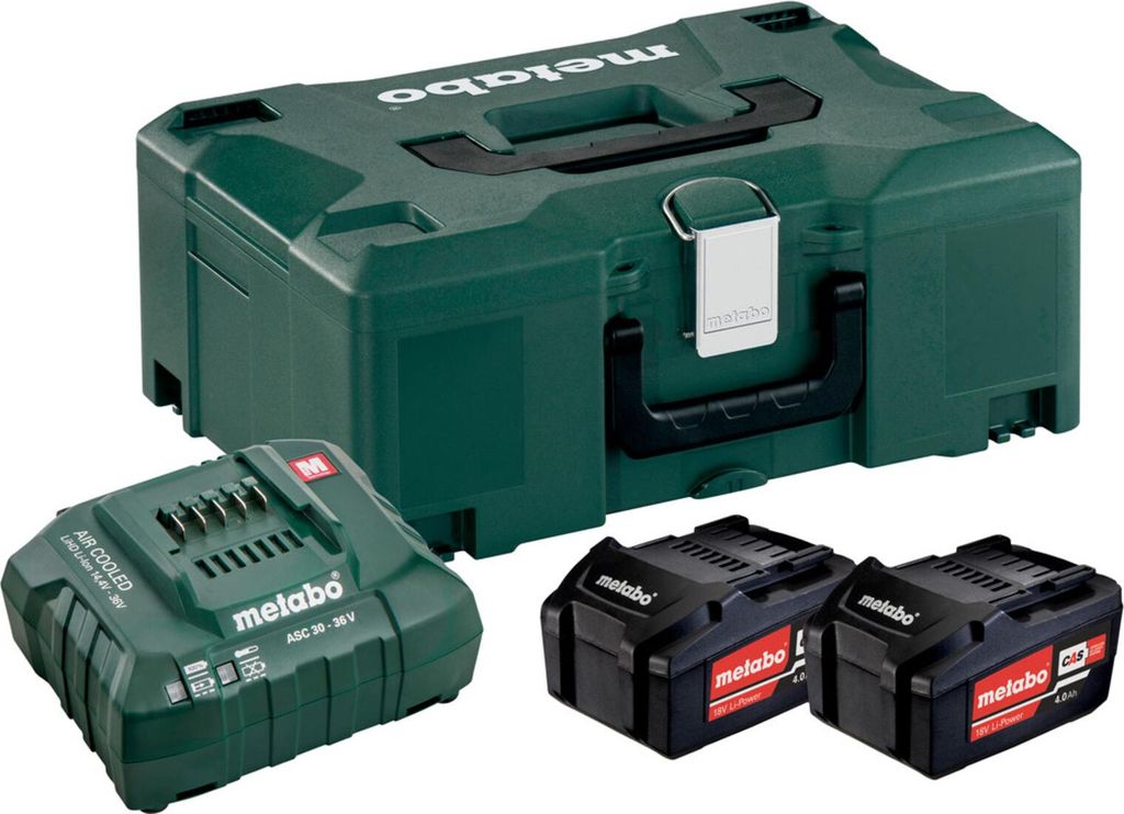 Metabo Basic - Set 18V 2 x 4.0 Ah + ML Produktbild 