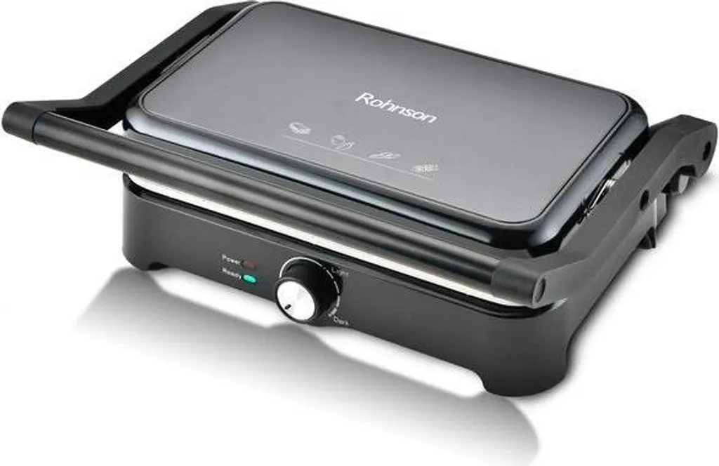 Mini Grill Rohnson R-2116 Professionale - Termostato Regolabile 1500W