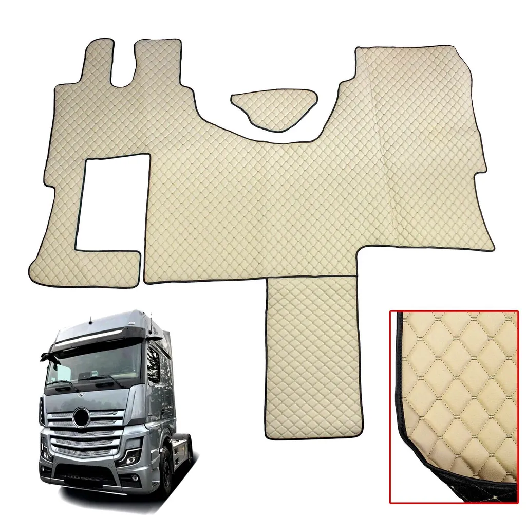 Luxury Truck Interior: Tappetini Beige Actros MP4 MP5 SoloStar