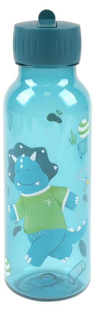 Trixie Trinkflasche Tritan 500ml Ballplayer Mr. Triceratops für Kinder