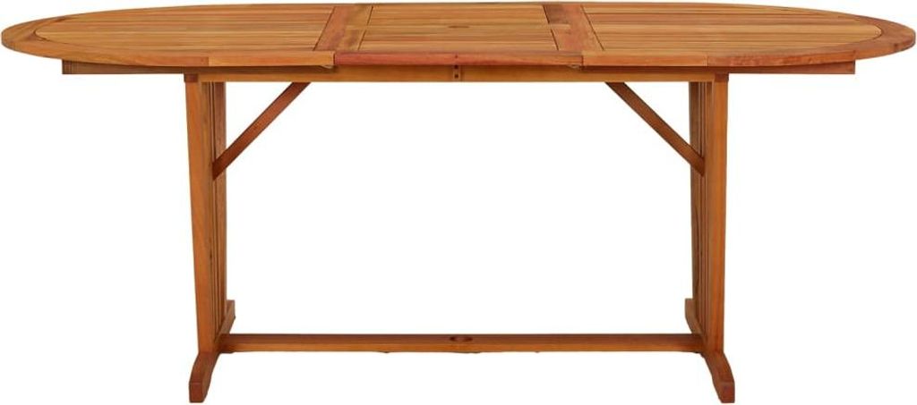 vidaXL Gartentisch 200x100x75 cm Massivholz Eukalyptus