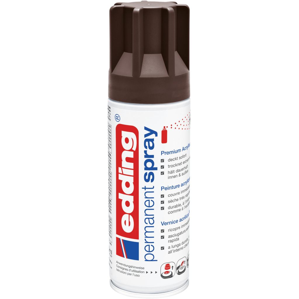 edding 5200 spray permanente lacca acrilica premium marrone Immagine del prodotto 