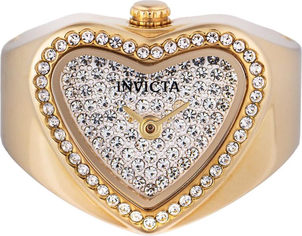 Invicta Mini 49577 Damen uhr - Wasserdicht - Analog - Quarzuhrwerk - Edelstahl mit silbernen zifferblat - 18mm
