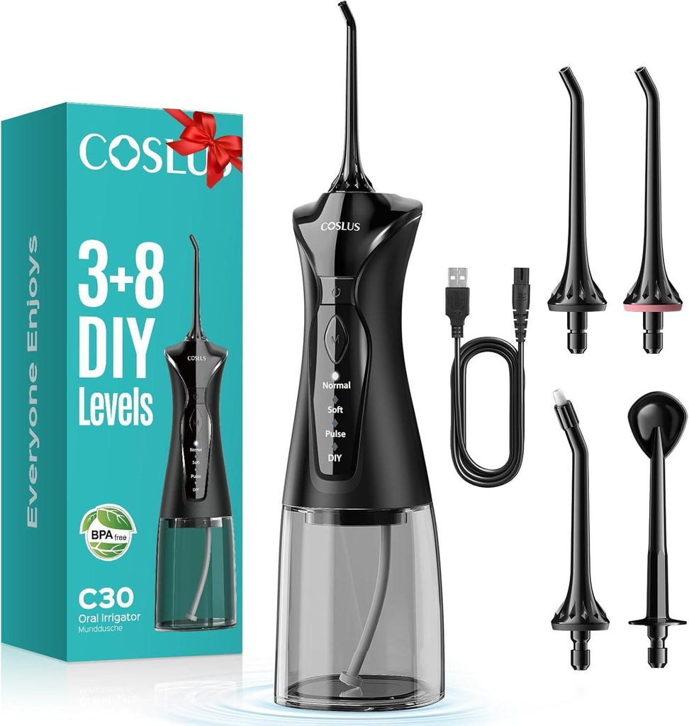 Coslus Oral Irrigator Wireless Electric Zahnreiniger: 4 Produktbild 