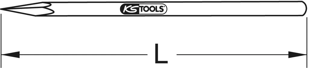 KS TOOLS 963.9505 Perno Pulizia Filetti 6x300mm BRONZEplus Antiscintilla