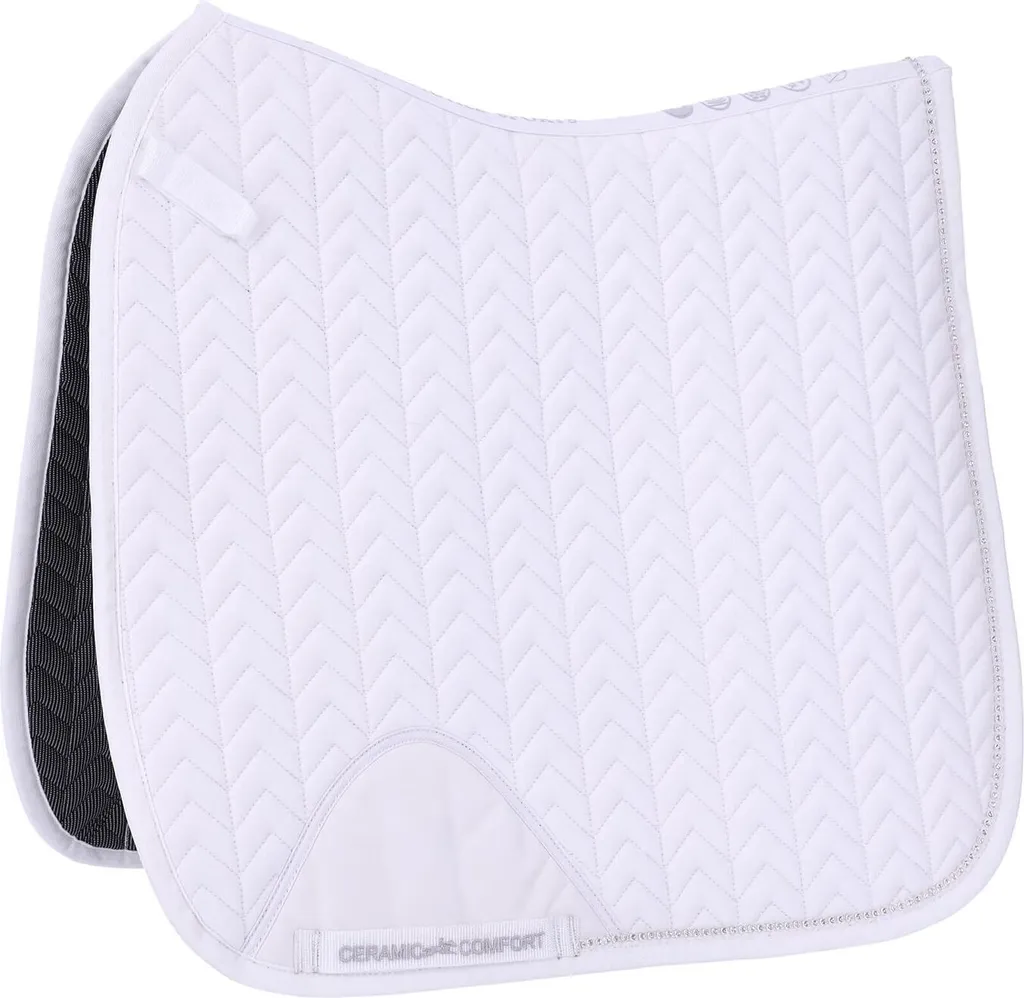 Tapis de Concours Dressage Schockemöhle Power Pad Ceramica Style Blanc